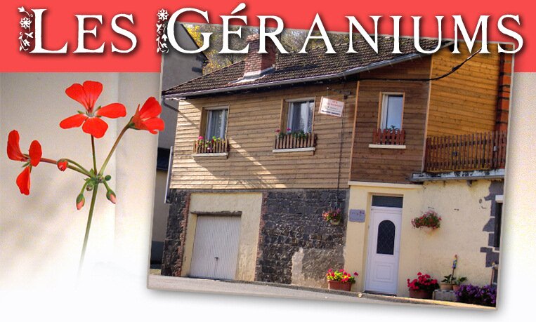 LES GÉRANIUMS, La Miouze, 63740 Gelles, Puy-de-Dôme, Auvergne, FRANCE